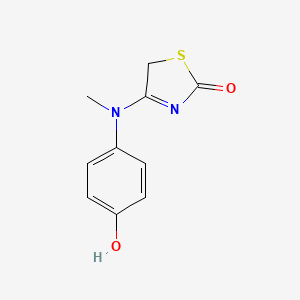 4-[(4-hydroxyphenyl)(methyl)amino]-1,3-thiazol-2(5H)-one