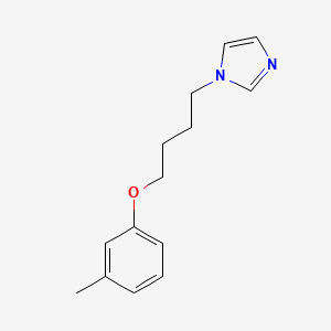 1-[4-(3-methylphenoxy)butyl]-1H-imidazole