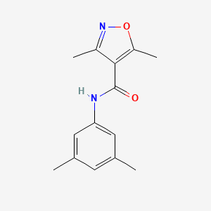 molecular formula C14H16N2O2 B5175450 N-(3,5-dimethylphenyl)-3,5-dimethyl-4-isoxazolecarboxamide 