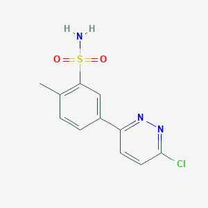 5-(6-chloro-3-pyridazinyl)-2-methylbenzenesulfonamide