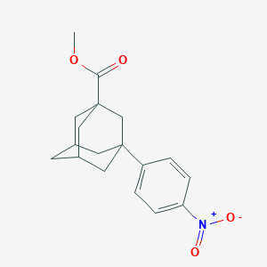 methyl 3-(4-nitrophenyl)-1-adamantanecarboxylate