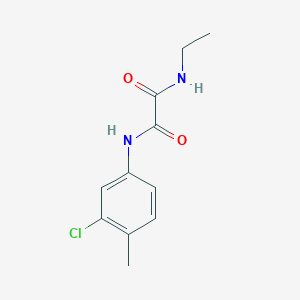 molecular formula C11H13ClN2O2 B5175690 N-(3-chloro-4-methylphenyl)-N'-ethylethanediamide 