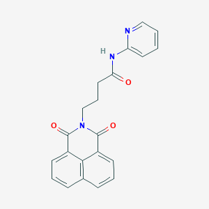 4-(1,3-dioxo-1H-benzo[de]isoquinolin-2(3H)-yl)-N-2-pyridinylbutanamide