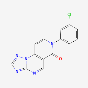 7-(5-chloro-2-methylphenyl)pyrido[3,4-e][1,2,4]triazolo[1,5-a]pyrimidin-6(7H)-one