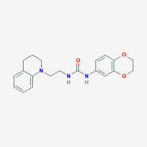N-(2,3-dihydro-1,4-benzodioxin-6-yl)-N'-[2-(3,4-dihydro-1(2H)-quinolinyl)ethyl]urea