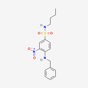 4-(benzylamino)-N-butyl-3-nitrobenzenesulfonamide