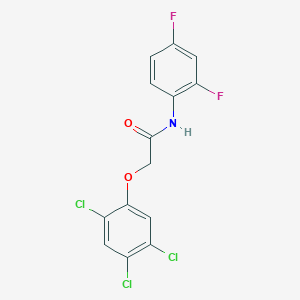 N-(2,4-difluorophenyl)-2-(2,4,5-trichlorophenoxy)acetamide