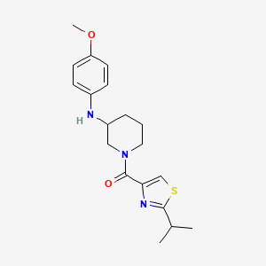 1-[(2-isopropyl-1,3-thiazol-4-yl)carbonyl]-N-(4-methoxyphenyl)-3-piperidinamine