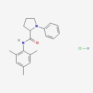 N-mesityl-1-phenylprolinamide hydrochloride