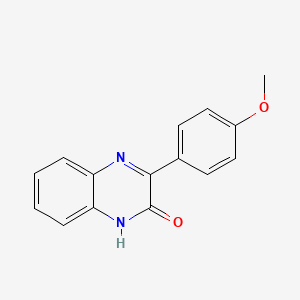 molecular formula C15H12N2O2 B5176007 3-(4-methoxyphenyl)-2-quinoxalinol 