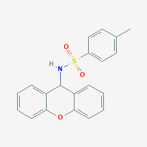 molecular formula C20H17NO3S B517604 4-Methyl-N-(9H-xanthen-9-yl)benzenesulfonamide CAS No. 6326-06-3