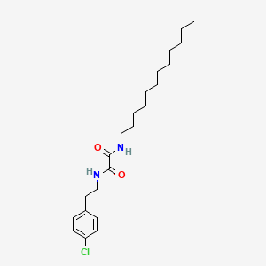 molecular formula C22H35ClN2O2 B5176077 N-[2-(4-chlorophenyl)ethyl]-N'-dodecylethanediamide 