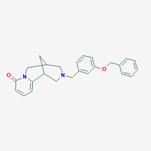 11-[3-(benzyloxy)benzyl]-7,11-diazatricyclo[7.3.1.0~2,7~]trideca-2,4-dien-6-one