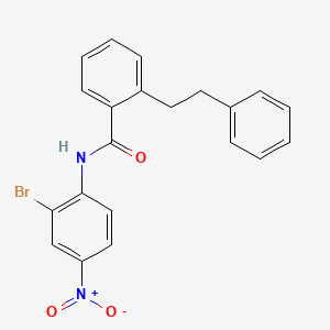 N-(2-bromo-4-nitrophenyl)-2-(2-phenylethyl)benzamide