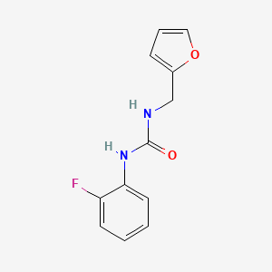 N-(2-fluorophenyl)-N'-(2-furylmethyl)urea