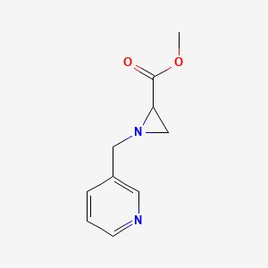 methyl 1-(3-pyridinylmethyl)-2-aziridinecarboxylate