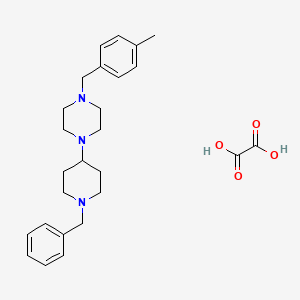 1-(1-benzyl-4-piperidinyl)-4-(4-methylbenzyl)piperazine oxalate