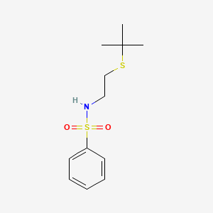 N-[2-(tert-butylthio)ethyl]benzenesulfonamide