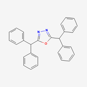 molecular formula C28H22N2O B5176543 2,5-bis(diphenylmethyl)-1,3,4-oxadiazole 