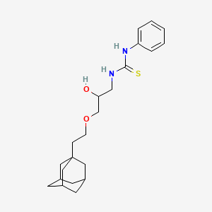 N-{3-[2-(1-adamantyl)ethoxy]-2-hydroxypropyl}-N'-phenylthiourea