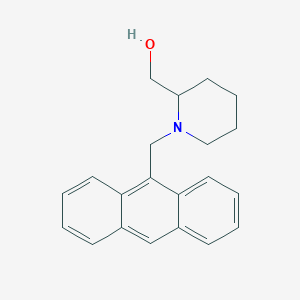 molecular formula C21H23NO B5176731 [1-(9-anthrylmethyl)-2-piperidinyl]methanol 