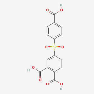 4-[(4-carboxyphenyl)sulfonyl]phthalic acid