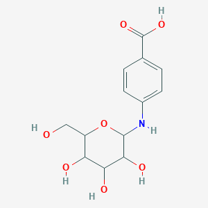 molecular formula C13H17NO7 B5176821 N-(4-carboxyphenyl)-alpha-D-mannopyranosylamine 