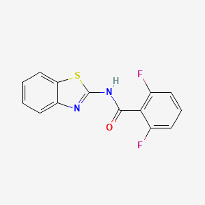 molecular formula C14H8F2N2OS B5176840 N-1,3-benzothiazol-2-yl-2,6-difluorobenzamide 
