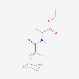 ethyl N-(1-adamantylcarbonyl)alaninate