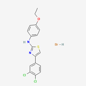 4-(3,4-dichlorophenyl)-N-(4-ethoxyphenyl)-1,3-thiazol-2-amine hydrobromide