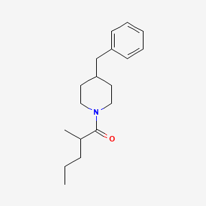 4-benzyl-1-(2-methylpentanoyl)piperidine