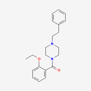 1-(2-ethoxybenzoyl)-4-(2-phenylethyl)piperazine