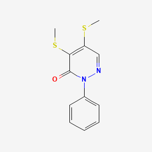 4,5-bis(methylthio)-2-phenyl-3(2H)-pyridazinone