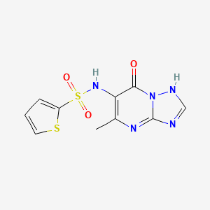 molecular formula C10H9N5O3S2 B5177070 N-(7-hydroxy-5-methyl[1,2,4]triazolo[1,5-a]pyrimidin-6-yl)-2-thiophenesulfonamide 