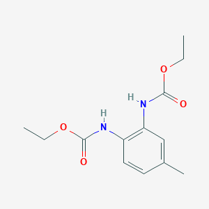 molecular formula C13H18N2O4 B5177103 diethyl (4-methyl-1,2-phenylene)biscarbamate CAS No. 6324-21-6