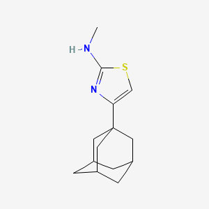 molecular formula C14H20N2S B5177128 4-(1-adamantyl)-N-methyl-1,3-thiazol-2-amine 