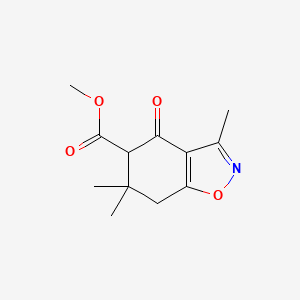 methyl 3,6,6-trimethyl-4-oxo-4,5,6,7-tetrahydro-1,2-benzisoxazole-5-carboxylate