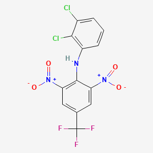 molecular formula C13H6Cl2F3N3O4 B5177249 (2,3-dichlorophenyl)[2,6-dinitro-4-(trifluoromethyl)phenyl]amine 