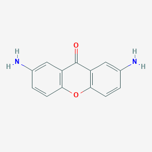 molecular formula C13H10N2O2 B5177404 2,7-diamino-9H-xanthen-9-one 