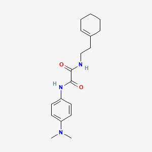 N-[2-(1-cyclohexen-1-yl)ethyl]-N'-[4-(dimethylamino)phenyl]ethanediamide