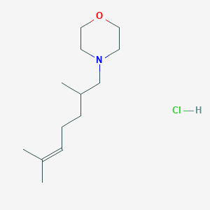 molecular formula C13H26ClNO B5177680 4-(2,6-dimethyl-5-hepten-1-yl)morpholine hydrochloride 