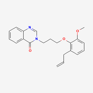 molecular formula C21H22N2O3 B5177838 3-[3-(2-allyl-6-methoxyphenoxy)propyl]-4(3H)-quinazolinone 