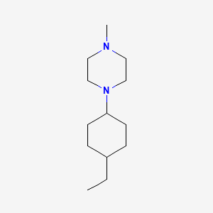 molecular formula C13H26N2 B5177851 1-(4-ethylcyclohexyl)-4-methylpiperazine 