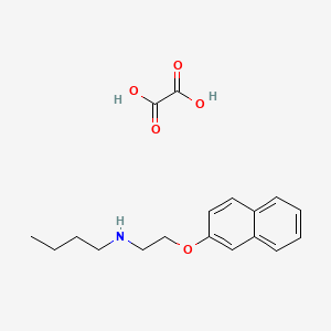 N-[2-(2-naphthyloxy)ethyl]-1-butanamine oxalate