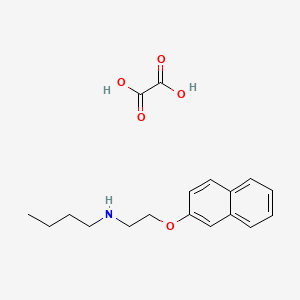 molecular formula C18H23NO5 B5177918 N-[2-(2-naphthyloxy)ethyl]-1-butanamine oxalate 