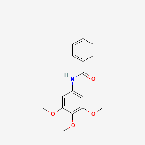 molecular formula C20H25NO4 B5177946 4-叔丁基-N-(3,4,5-三甲氧基苯基)苯甲酰胺 