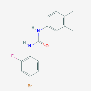 N-(4-bromo-2-fluorophenyl)-N'-(3,4-dimethylphenyl)urea