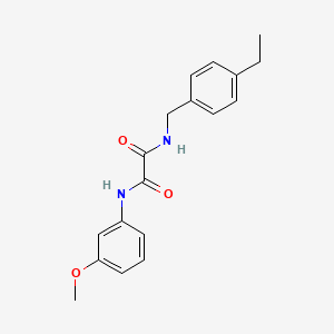 N-(4-ethylbenzyl)-N'-(3-methoxyphenyl)ethanediamide
