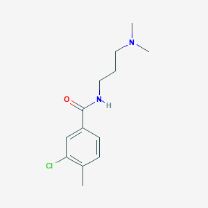 3-chloro-N-[3-(dimethylamino)propyl]-4-methylbenzamide