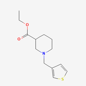 ethyl 1-(3-thienylmethyl)-3-piperidinecarboxylate